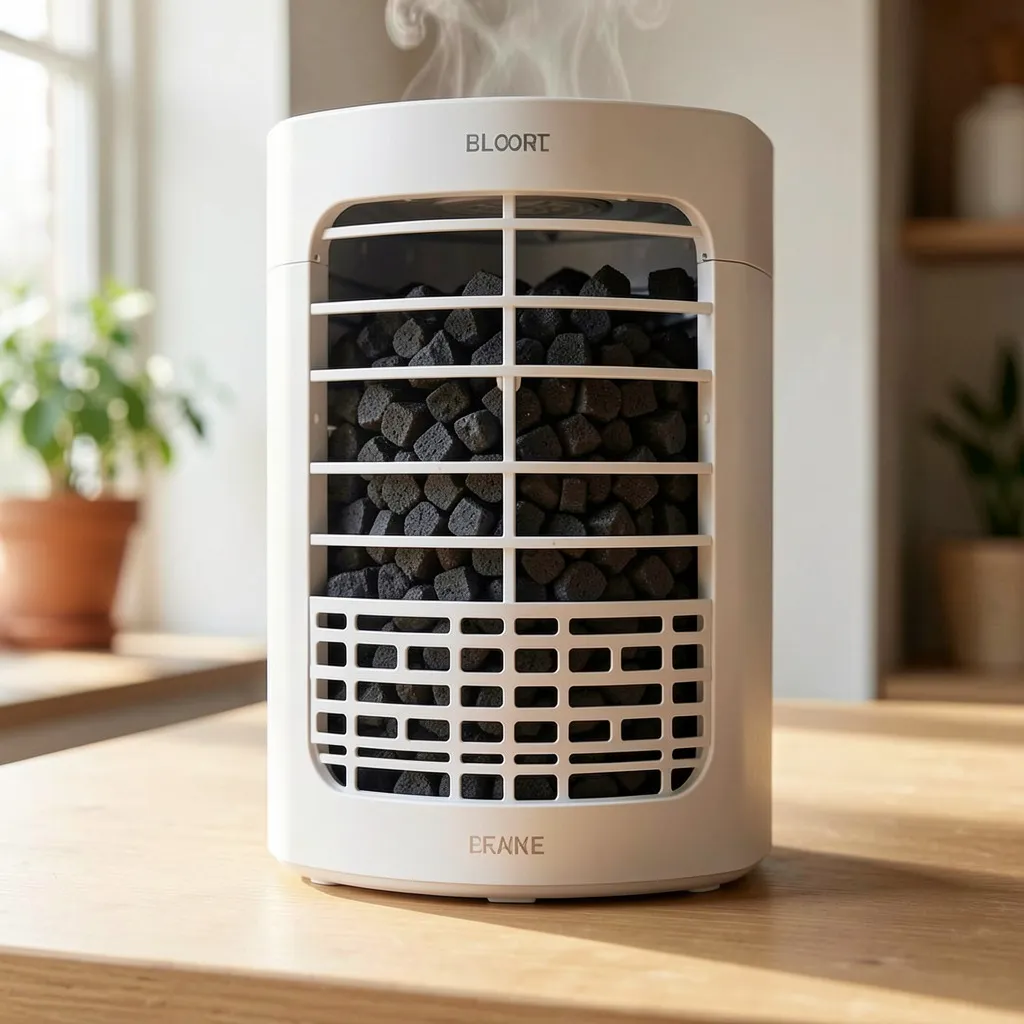 Naturlig luftrenare med aktivt kol