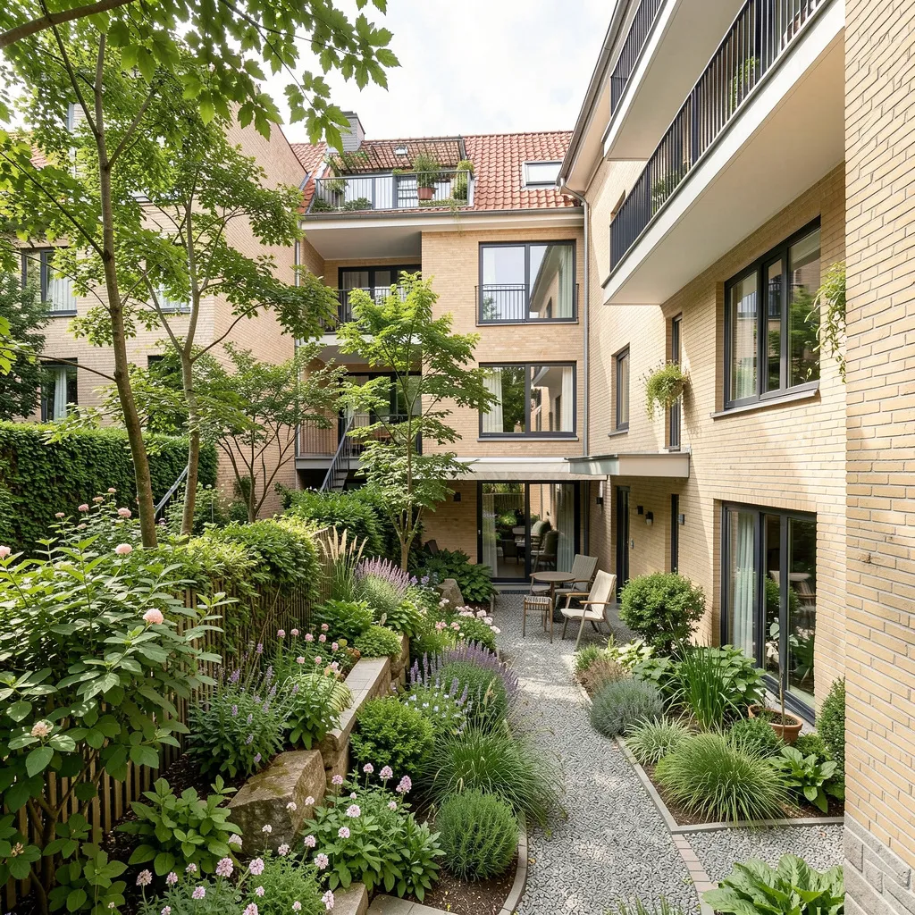 Lägenhet med vertikal trädgård